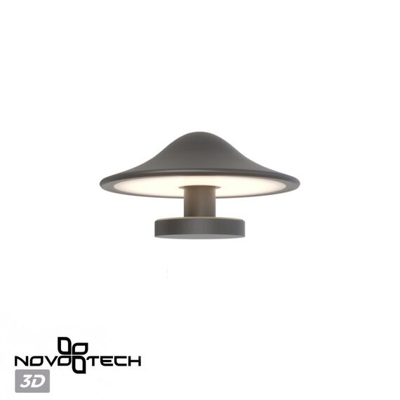 NOVOTECH 359301 STREET NT24 000 черный Светильник ландшафтный настенный IP65 LED 7W 4000K 175-265V FUNG, изображение 5