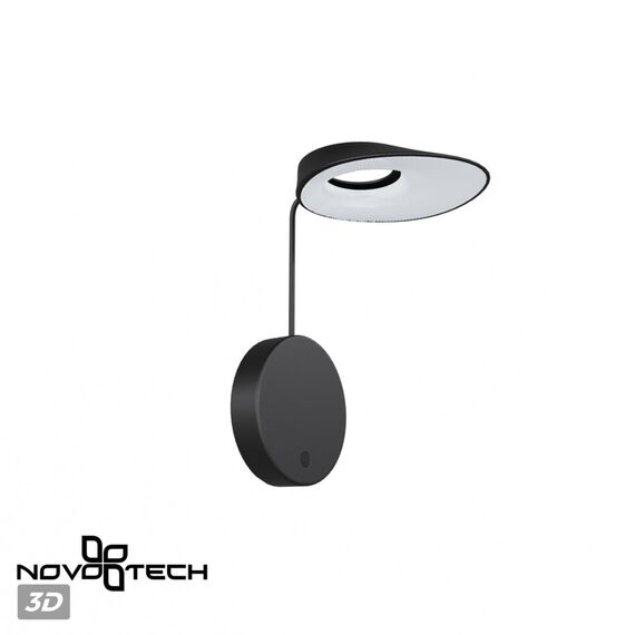 NOVOTECH 359406 STREET NT24 000 черный Светильник ландшафтный настенный с выключателем-диммером IP54 LED 4W 220-240V 4000K 400Лм ELEGANCE, изображение 6