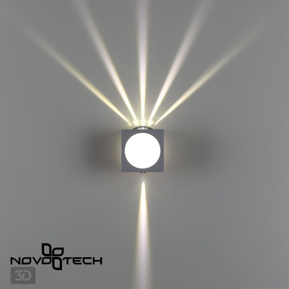 NOVOTECH 358565 STREET NT21 379 темно-серый Ландшафтный настенный светильник IP54 LED 4000K 8W 85-265V CALLE, изображение 5