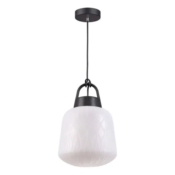 NOVOTECH 370601 STREET NT19 383 белый абажур/черная арматура  Ландшафтный подвес IP44 E27 60W 100-240V CONTE