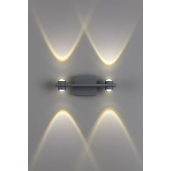 NOVOTECH 358571 STREET NT21 375 темно-серый Ландшафтный настенный светильник IP54 LED 4000K 8W 85-265V CALLE, изображение 4