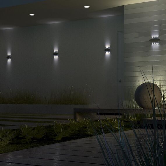 NOVOTECH 358564 STREET NT21 378 темно-серый Ландшафтный настенный светильник IP54 LED 4000K 8W 85-265V CALLE, изображение 3
