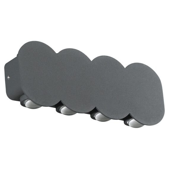 NOVOTECH 358561 STREET NT21 374 темно-серый Ландшафтный настенный светильник IP54 LED 4000K 8W 85-265V CALLE