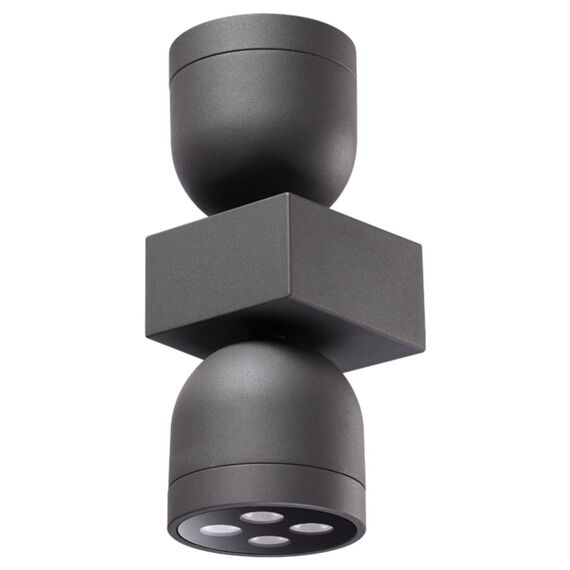 NOVOTECH 358114 STREET NT19 366 темно-серый  Ландшафтный настен.светильник IP65 LED 3000К 20W GALEATI