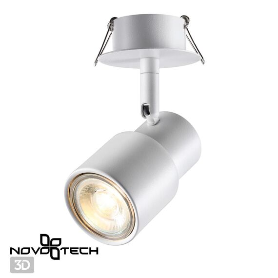 NOVOTECH 370925 SPOT NT22 313 белый Светильник встраиваемый IP20 GU10 50W 220V MOLO, изображение 5