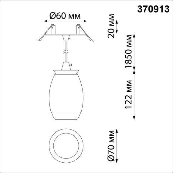 NOVOTECH 370913 SPOT NT22 331 черный/золото Светильник встраиваемый влагозащищенный IP44 GU10 9W 220V GENT, изображение 2