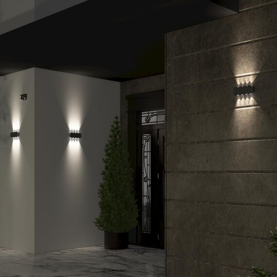 NOVOTECH 358561 STREET NT21 374 темно-серый Ландшафтный настенный светильник IP54 LED 4000K 8W 85-265V CALLE, изображение 3