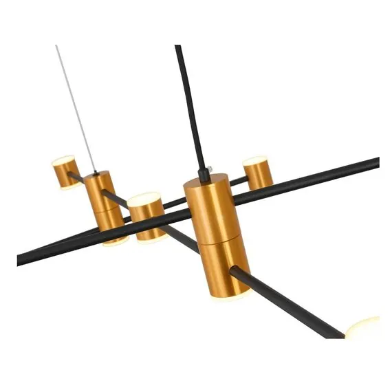 ST LUCE SL1596.423.22 Светильник подвесной ST-Luce Золотистый, Черный/Белый LED 22*3W 3000K, изображение 2