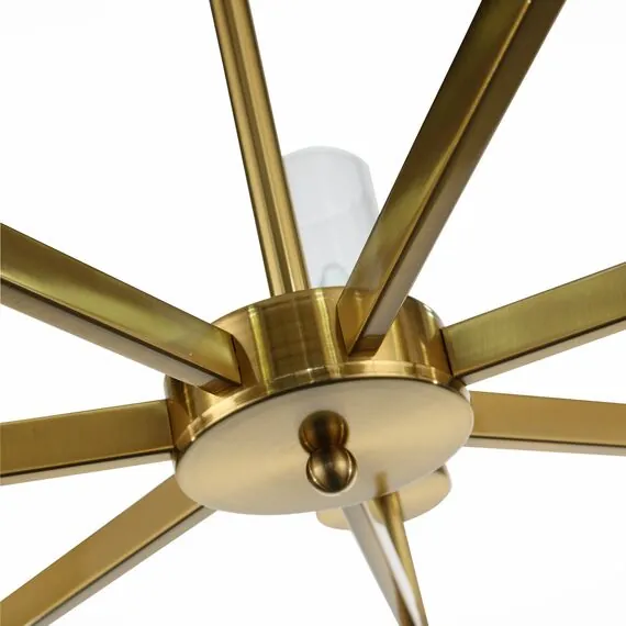 ST LUCE SL1159.303.07 Люстра подвесная ST-Luce Латунь/Латунь, Прозрачный E14 7*60W, изображение 2