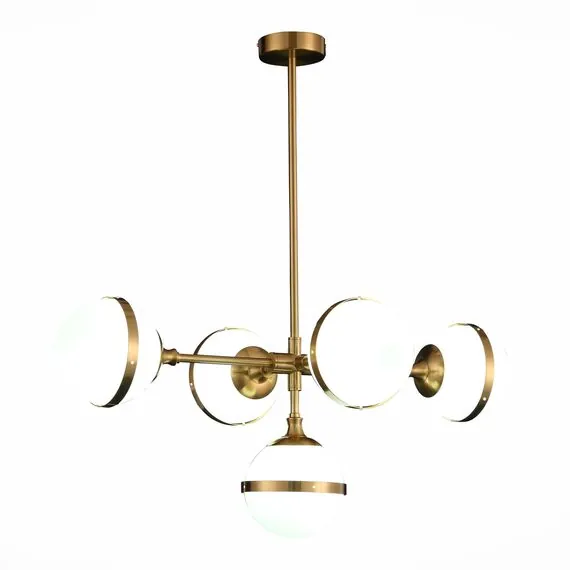 ST LUCE SL1157.303.05 Светильник подвесной ST-Luce Бронза/Белый E14 5*40W, изображение 2