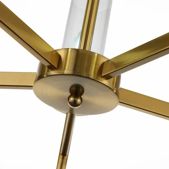 ST LUCE SL1159.303.05 Люстра подвесная ST-Luce Латунь/Латунь, Прозрачный E14 5*60W, изображение 2