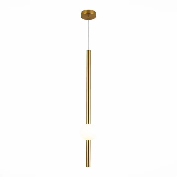 ST LUCE SL1222.233.01 Светильник подвесной ST-Luce Золотистый/Золотистый, Белый LED 1*18W 4000K