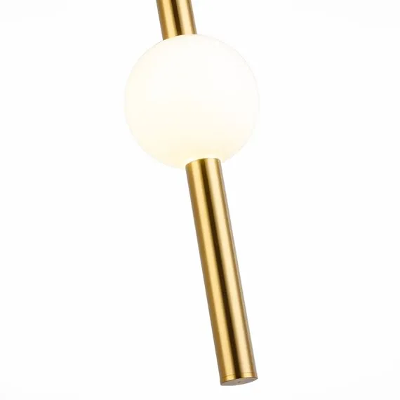 ST LUCE SL1222.233.01 Светильник подвесной ST-Luce Золотистый/Золотистый, Белый LED 1*18W 4000K, изображение 2