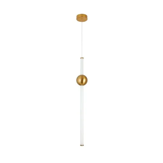 ST LUCE SL1222.213.01 Светильник подвесной ST-Luce Золотистый/Золотистый, Белый LED 1*18W 4000K