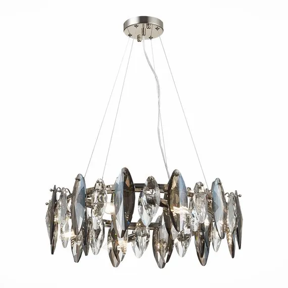 ST LUCE SL1227.103.08 Люстра подвесная ST-Luce Никель/Прозрачный E14 8*40W