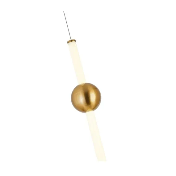 ST LUCE SL1222.213.01 Светильник подвесной ST-Luce Золотистый/Золотистый, Белый LED 1*18W 4000K, изображение 2