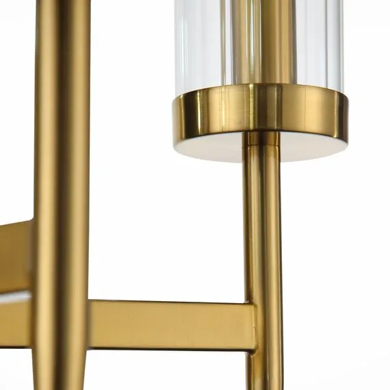 ST LUCE SL1159.303.05 Люстра подвесная ST-Luce Латунь/Латунь, Прозрачный E14 5*60W, изображение 8
