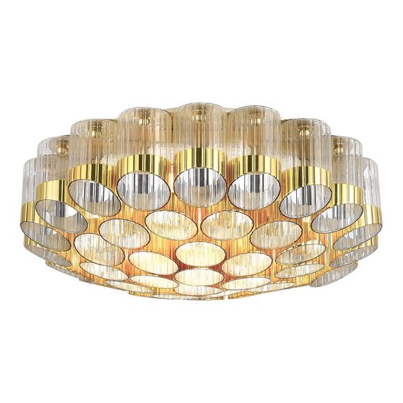 ST LUCE SL1662.302.19 Светильник потолочный ST-Luce Латунь/Латунь, Прозрачный E14 19*60W