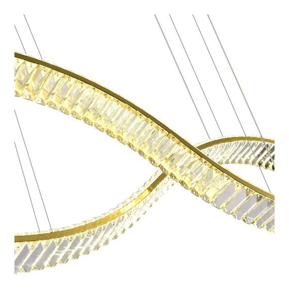 ST LUCE SL6206.303.50 Светильник подвесной ST-Luce Латунь/Прозрачный LED 1*50W 3000K, изображение 2