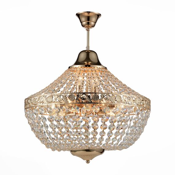 ST LUCE SL669.203.11 Люстра подвесная ST-Luce Французское золото/Прозрачный E14 11*40W