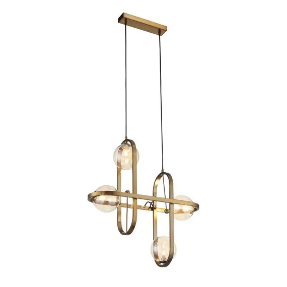 ST LUCE SL1201.203.04 Светильник подвесной ST-Luce Бронзовый/Коньячный G9 4*5W