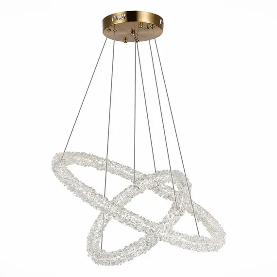 ST LUCE SL6110.203.02 Люстра подвесная ST-Luce Золотистый/Золотистый LED 2*28W 3000 - 6500K, изображение 8