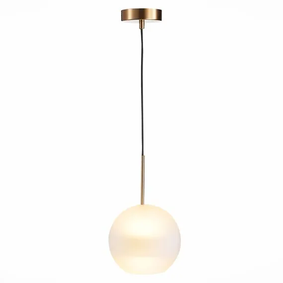 ST LUCE SL1133.533.01 Светильник подвесной ST-Luce Латунь/Белый E27 1*40W
