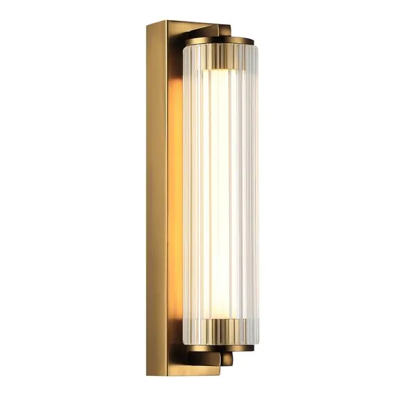 ST LUCE SL6224.301.01 Светильник настенный ST-Luce Латунь/Прозрачный LED 1*8W 4000K