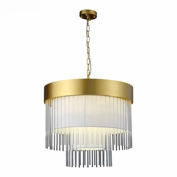 ST LUCE SL1352.203.09 Люстра подвесная ST-Luce Золотистый/Белый, Прозрачный E14 9*40W, изображение 5