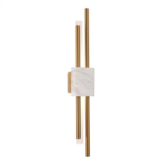 ST LUCE SL6116.351.02 Бра ST-Luce Латунь/Латунь, Белый LED 2*3W 3000K