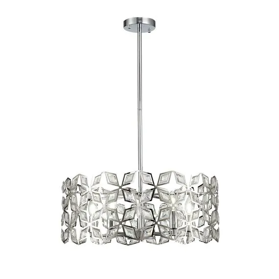 ST LUCE SL1104.103.05 Светильник подвесной ST-Luce хром/прозрачный E14 5*60W