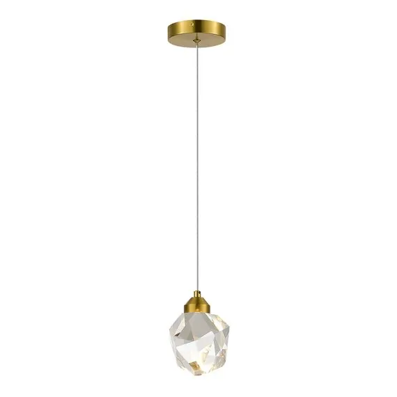 ST LUCE SL6114.203.01 Подвес ST-Luce Золотистый/Прозрачный LED 1*3W 3000K
