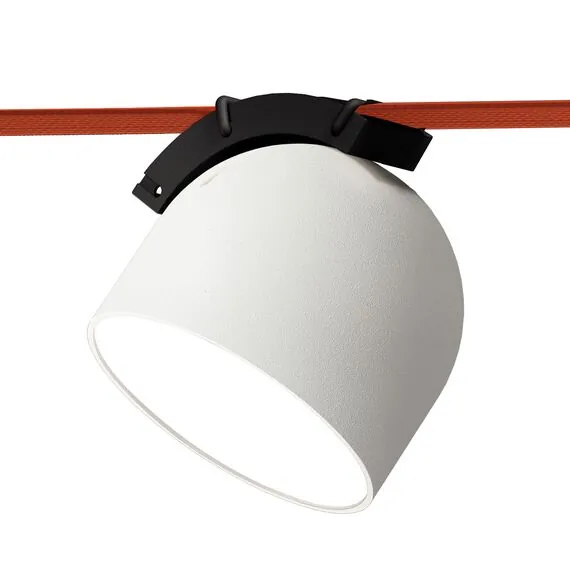 ST LUCE ST451.536.12.2 Светильник трековый Белый LED 1*12W 3000K 827Lm Ra90 120 IP20 D100xH107 48V