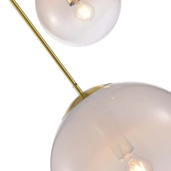 ST LUCE SL1190.203.03 Светильник подвесной ST-Luce Золотистый/Прозрачно-белый E27 3*60W, изображение 2