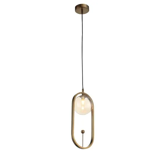 ST LUCE SL1201.203.01 Подвес ST-Luce Бронзовый/Коньячный G9 1*5W