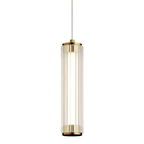 ST LUCE SL6224.303.01 Светильник подвесной ST-Luce Латунь/Прозрачный LED 1*8W 4000K, изображение 2