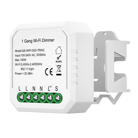 ST LUCE ST9000.500.01CDIM WI-FI диммируемое реле 1 канал, 150W, IP20, L46xW46xH18, 230V, Белый, изображение 4