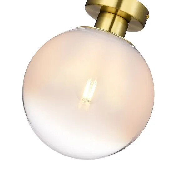 ST LUCE SL1190.202.01 Светильник потолочный ST-Luce Золотистый/Прозрачно-белый E27 1*60W, изображение 2