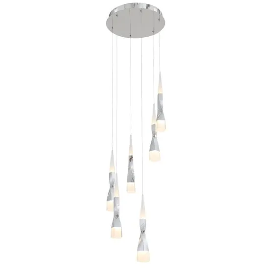ST LUCE SL405.103.06 Светильник подвесной ST-Luce Хром/Хром, Белый LED 6*7W 3000K