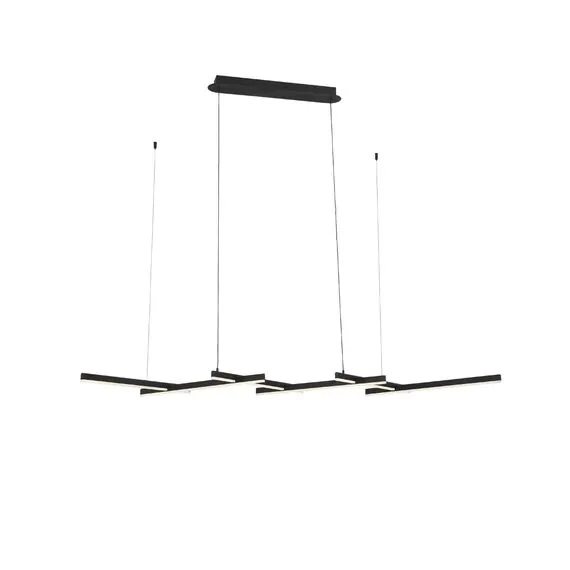 ST LUCE SL394.403.06 Люстра подвесная ST-Luce Черный/Белый LED 6*14W 4000K