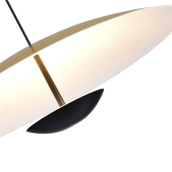 ST LUCE SL6502.213.01 Светильник подвесной ST-Luce Золотистый,Черный/Золотистый LED 1*40W 3000K, изображение 2