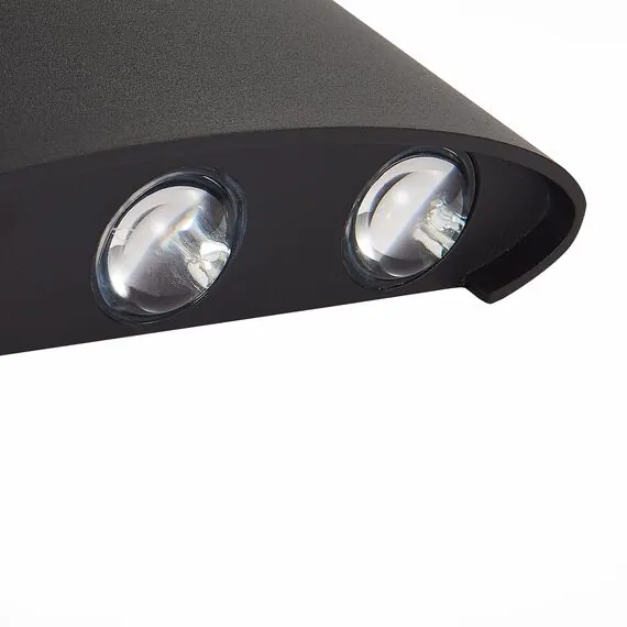 ST LUCE SL089.401.06 Светильник уличный настенный ST-Luce Черный кварцевый LED 6*1W 4000K, изображение 6