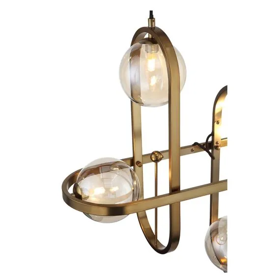ST LUCE SL1201.203.04 Светильник подвесной ST-Luce Бронзовый/Коньячный G9 4*5W, изображение 6