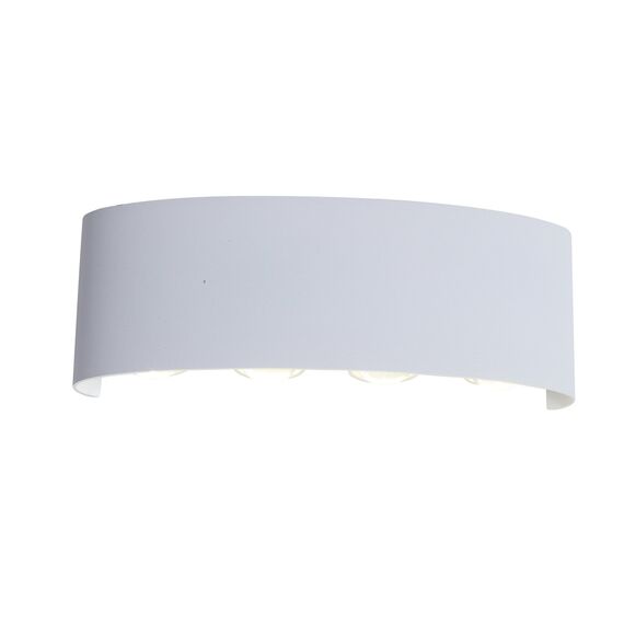 ST LUCE SL089.501.08 Светильник уличный настенный ST-Luce Белый кварцевый LED 8*1W 4000K