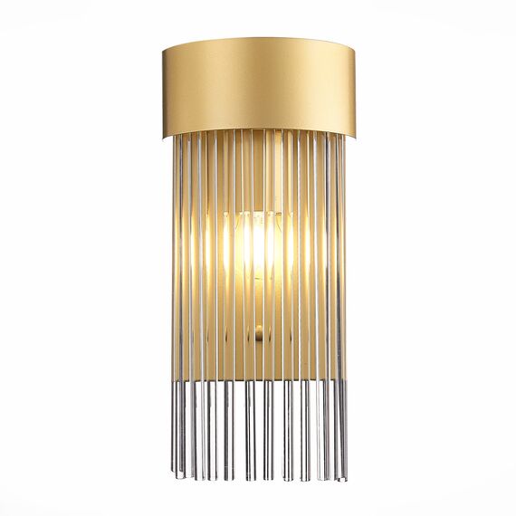 ST LUCE SL1225.201.01 Бра ST-Luce Золотистый/Золотистый, Прозрачный E27 1*60W