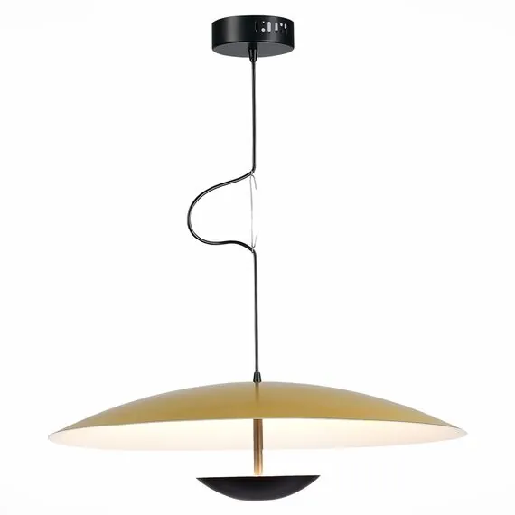 ST LUCE SL6502.213.01 Светильник подвесной ST-Luce Золотистый,Черный/Золотистый LED 1*40W 3000K