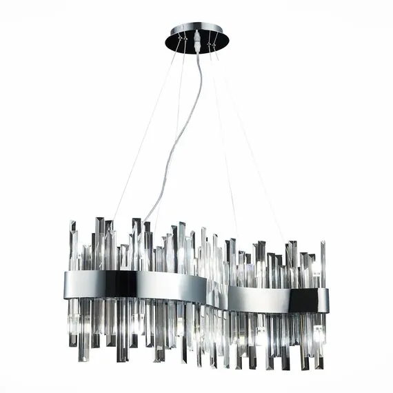 ST LUCE SL1160.113.12 Светильник подвесной ST-Luce Хром/Хром, Прозрачный G9 12*5W, изображение 6