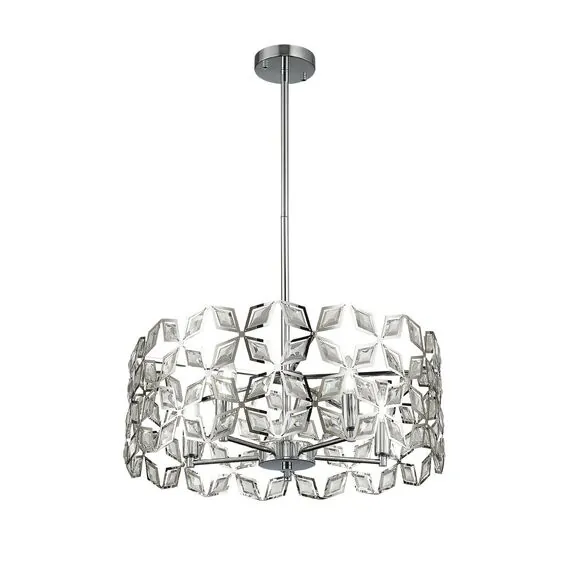 ST LUCE SL1104.103.05 Светильник подвесной ST-Luce хром/прозрачный E14 5*60W, изображение 6