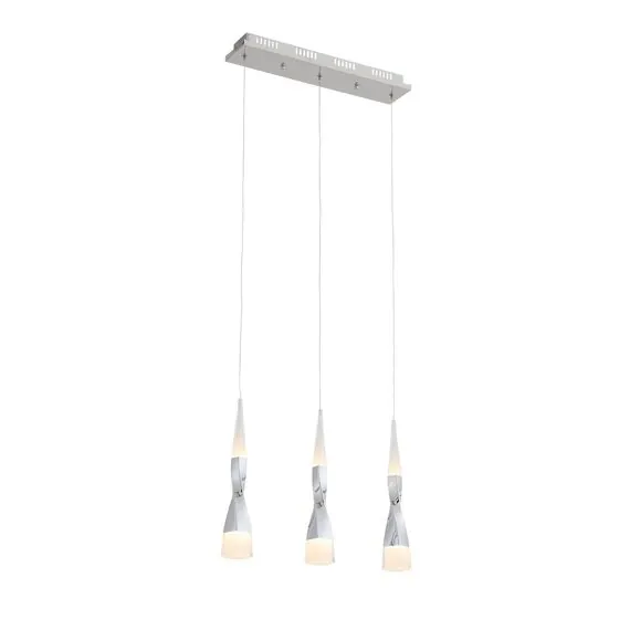 ST LUCE SL405.103.03 Светильник подвесной ST-Luce Хром/Хром, Белый LED 3*7W 3000K