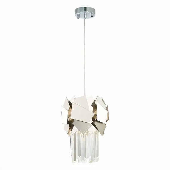 ST LUCE SL1232.103.01 Подвес ST-Luce Хром/Прозрачный, Хром E14 1*60W